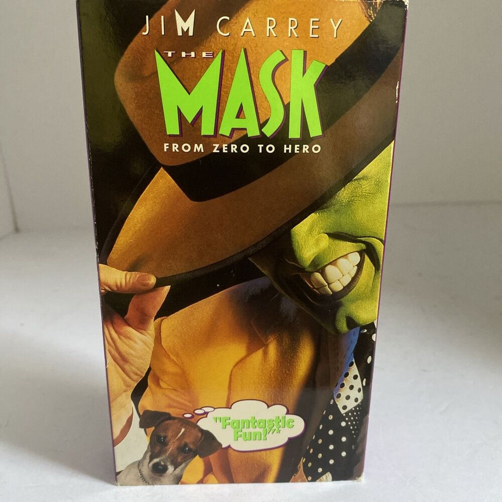 The Mask VHS 1995 Jim Carrey Tested And Sleeve Is In Good Condition